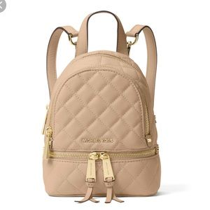 Michael Kors Rhea Quilted Leather Backpack